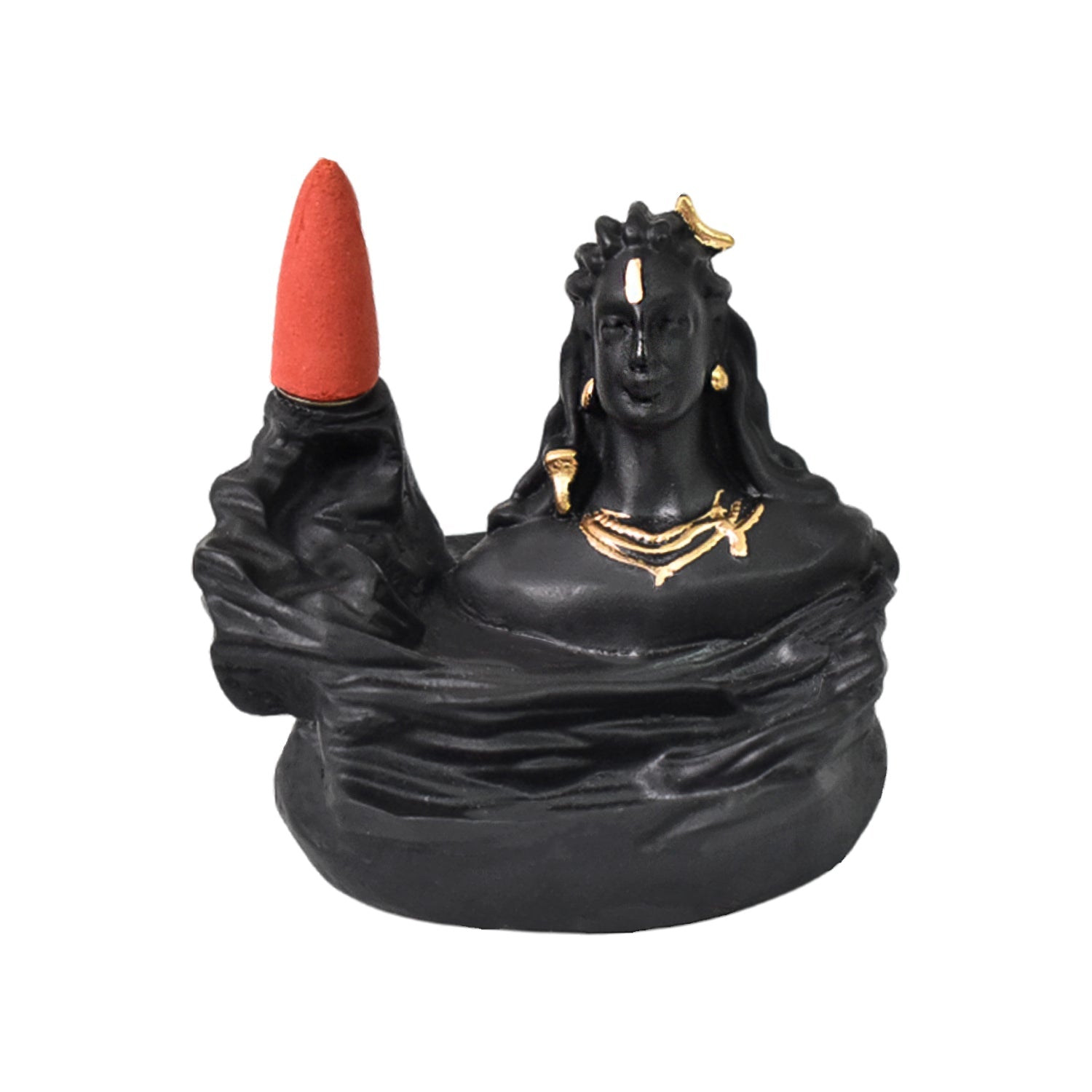 Adiyogi Shiva Backflow Smoke Fountain Incense Holder Burner (1 Pc) - DanishHub