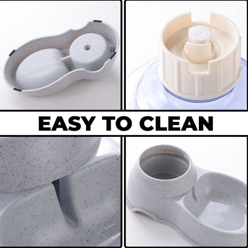 Automatic Pet Water Dispenser Self-dispensing Gravity Pet Feeder Water Cat Dog Feeding Bowl Drinking Water - DanishHub