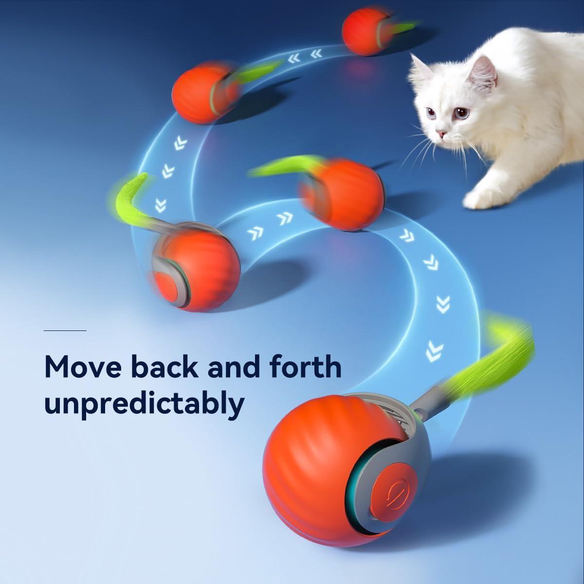 Automatic Rolling Ball Toy for Cats - DanishHubQuirky Home Essentials