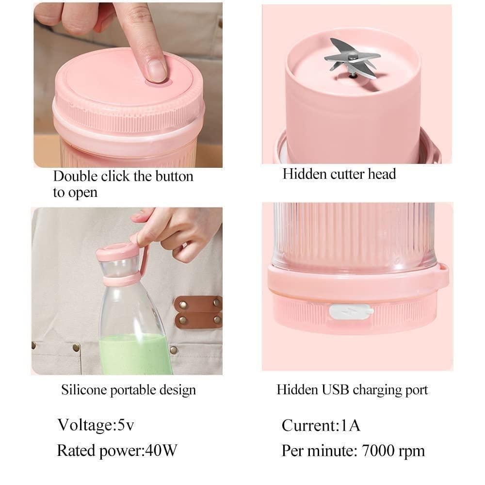Electric Portable Mini Juicer Bottle - DanishHubKitchen & Dining