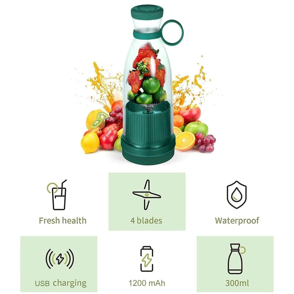 Electric Portable Mini Juicer Bottle - DanishHubKitchen & Dining