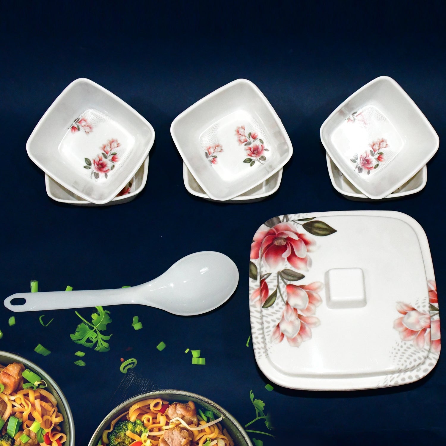 Hector High Quality Dinning Dinner Pudding Set (9 Pcs Set) - DanishHub