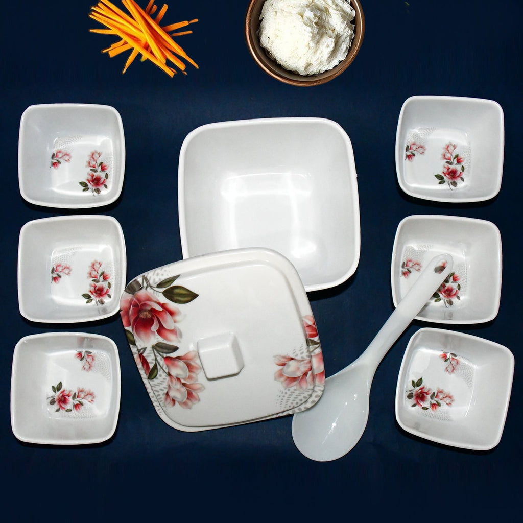 Hector High Quality Dinning Dinner Pudding Set (9 Pcs Set) - DanishHub
