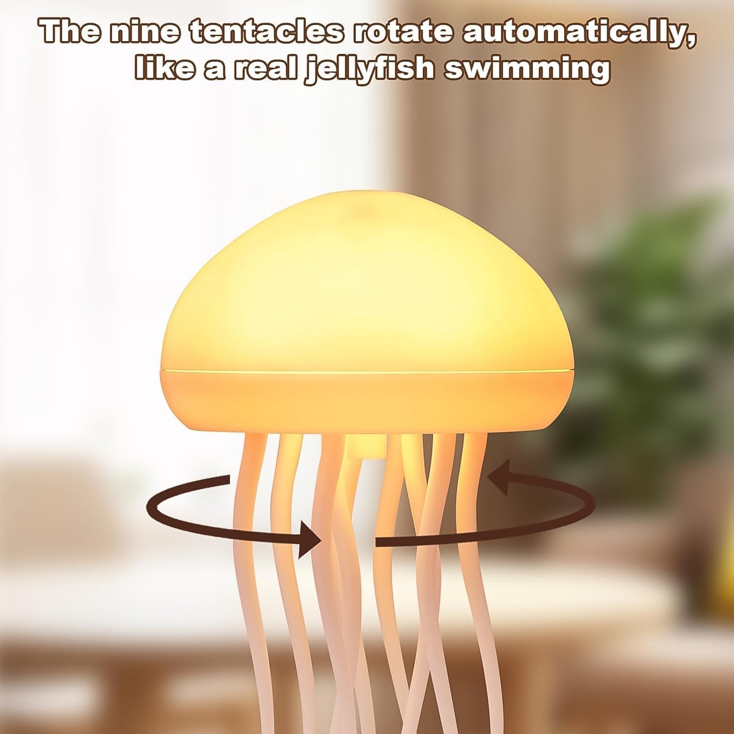 Jellyfish Shape Led Mood Light Lamp (1 Pc) - DanishHub