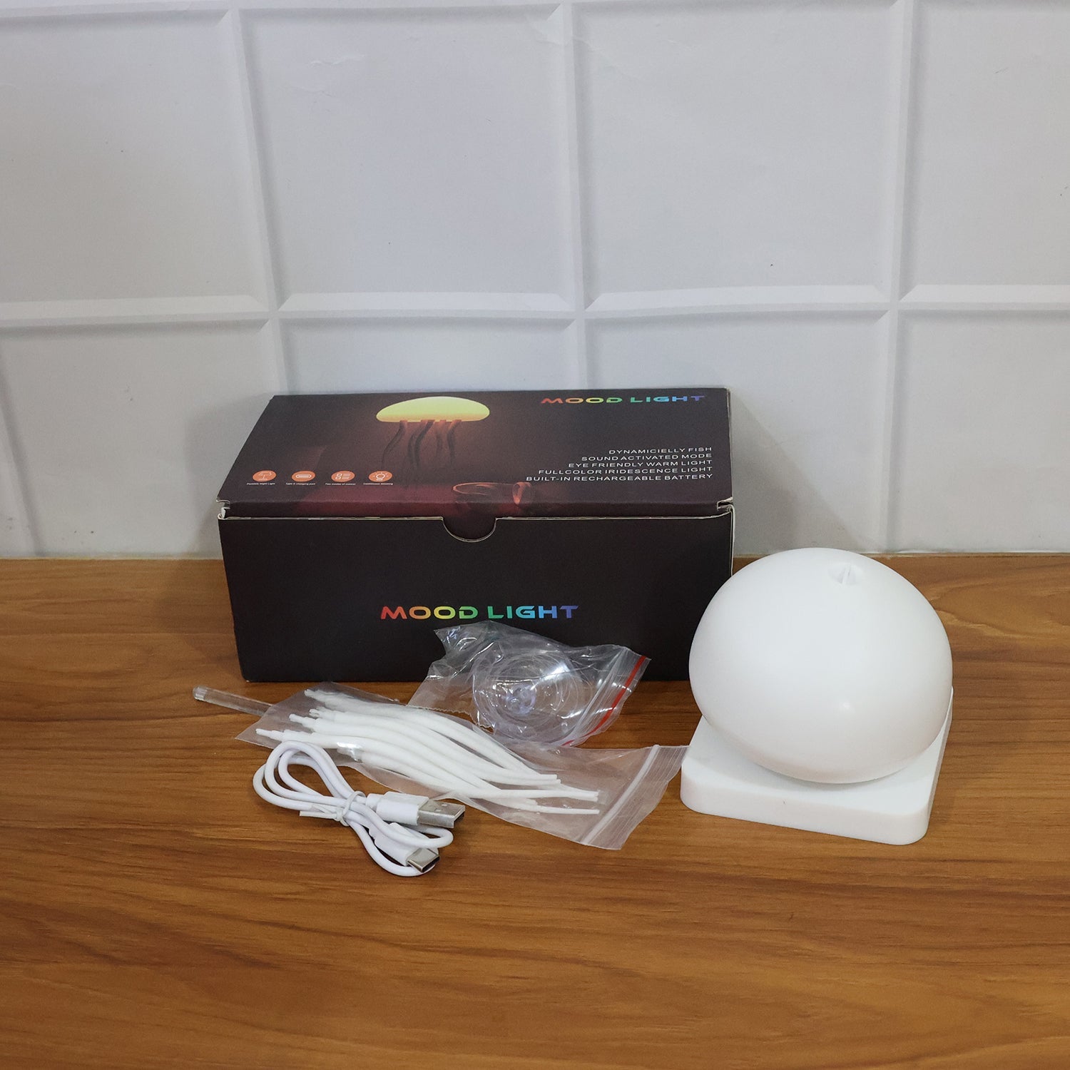 Jellyfish Shape Led Mood Light Lamp (1 Pc) - DanishHub