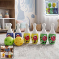 Kids Bowling Set With 6 Colorful Pins And 2 Balls (1 Set) - DanishHub