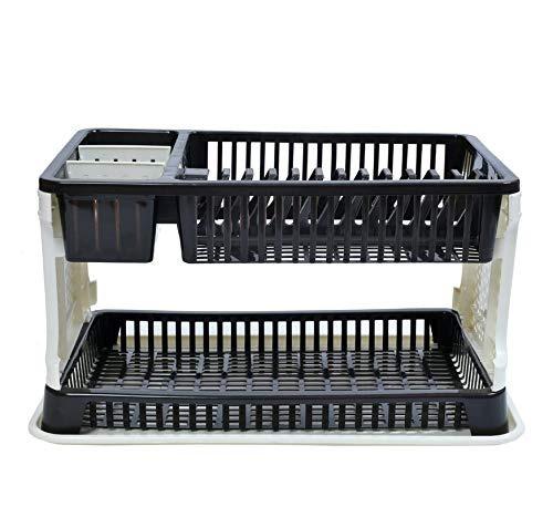 Kitchen Organizer Rack with Water Storing Tray | Multipurpose Dish Drying Rack & Kitchen Storage Organizer - DanishHubKitchen & Dining