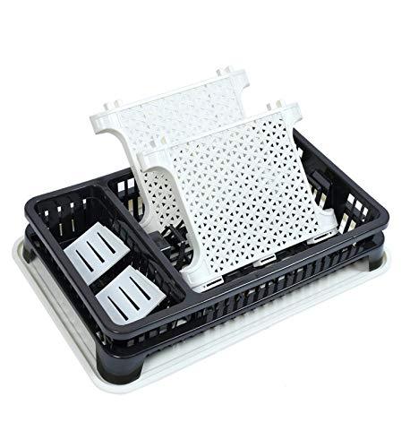Kitchen Organizer Rack with Water Storing Tray | Multipurpose Dish Drying Rack & Kitchen Storage Organizer - DanishHubKitchen & Dining