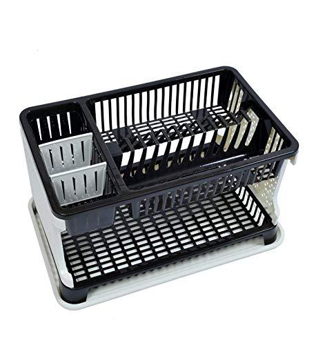 Kitchen Organizer Rack with Water Storing Tray | Multipurpose Dish Drying Rack & Kitchen Storage Organizer - DanishHubKitchen & Dining