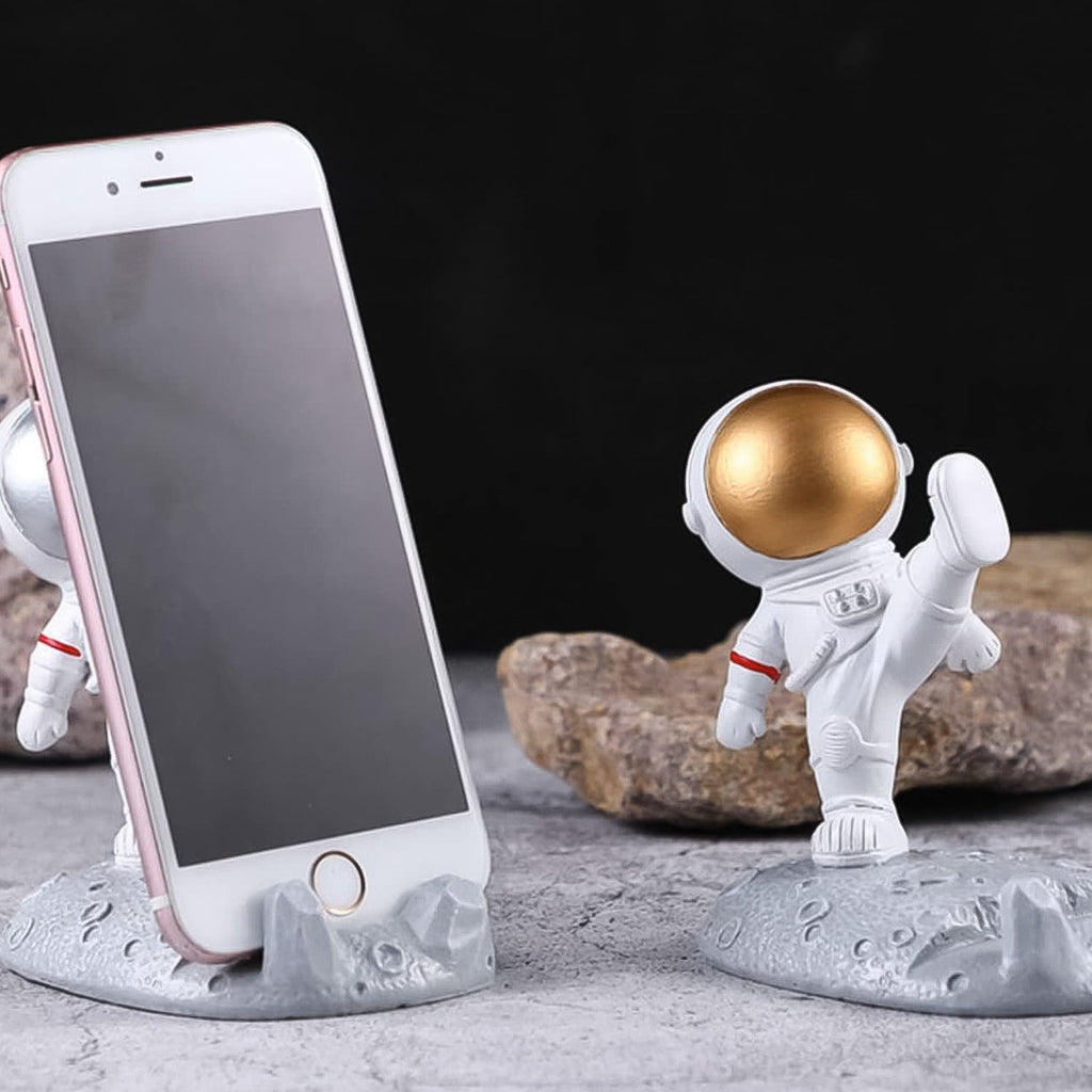 Mobile Holder Astronaut Phone Stand Planet Creative Fun 3d Design (1 Pc) - DanishHub