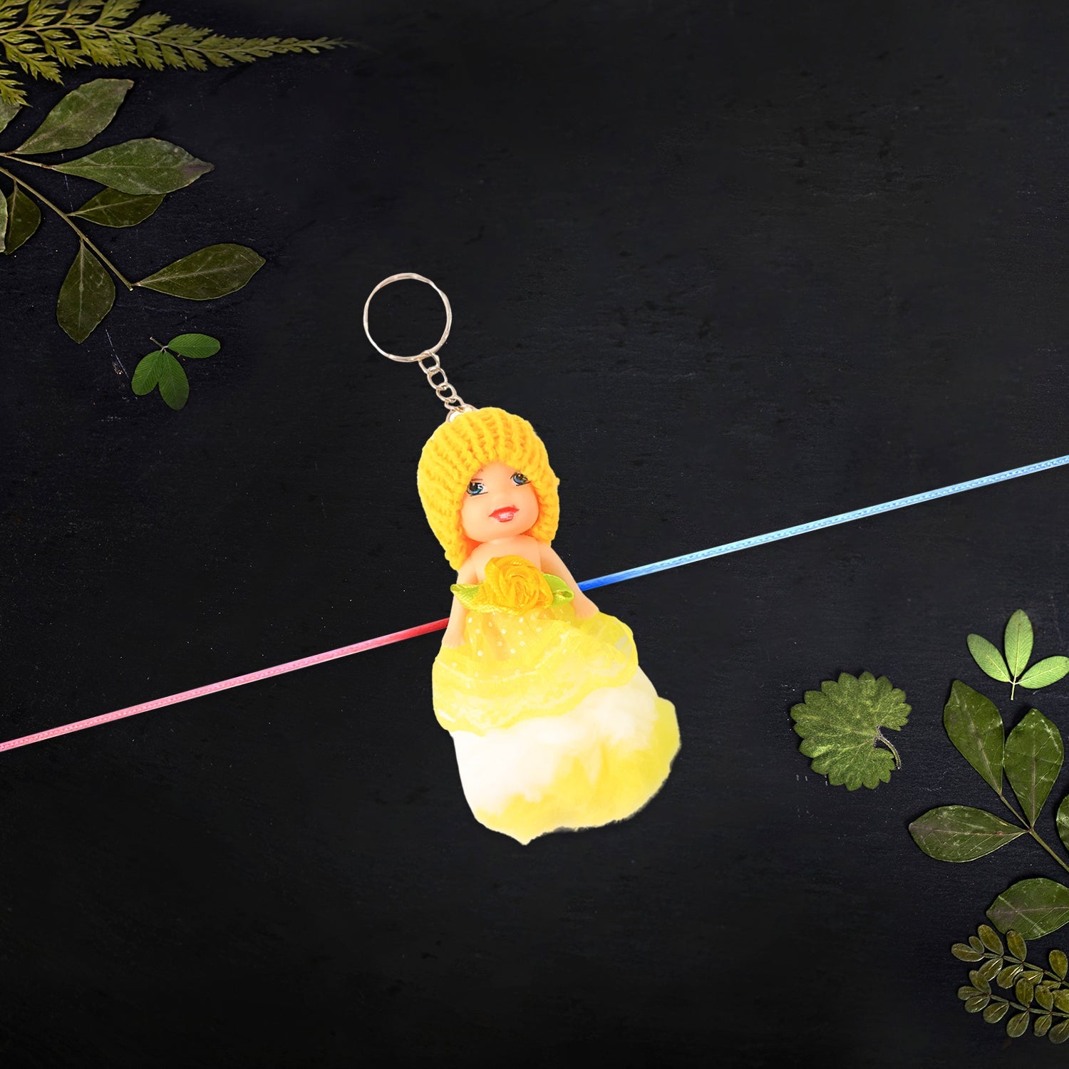 Multifunction Doll Rakhi For Kids Cute Soft Toy Rakhi With Keychain Use Decorative Fancy Rakhi Cum Keyring For Boys Girls - DanishHub
