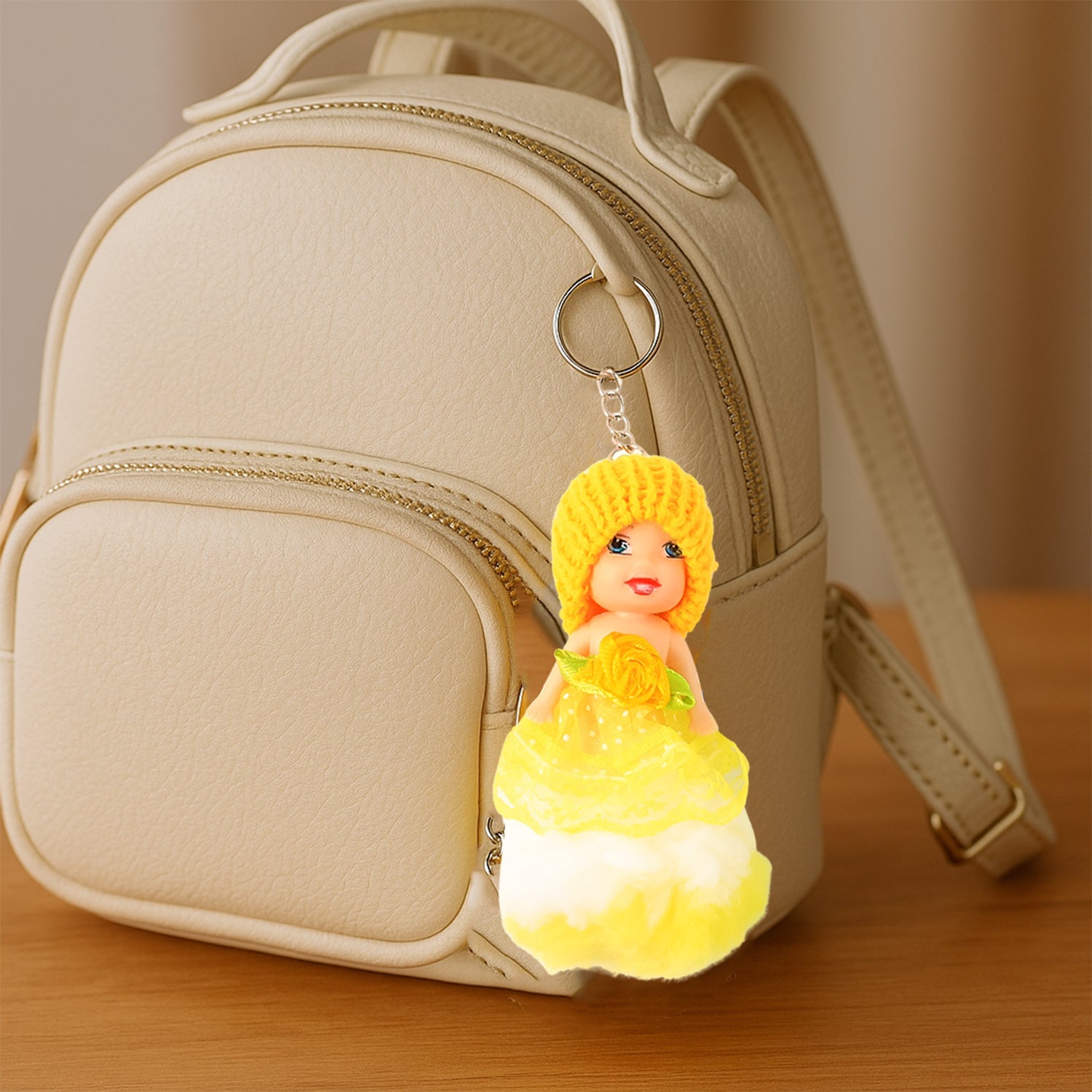 Multifunction Doll Rakhi For Kids Cute Soft Toy Rakhi With Keychain Use Decorative Fancy Rakhi Cum Keyring For Boys Girls - DanishHub