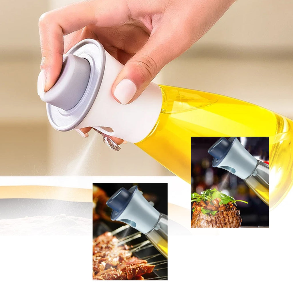 Oil Dispenser Bottle Oil And Vinegar Cruet Oil Sprayer Dispenser Olive Oil Dispenser 170 Ml Mist Oil Spray Bottle For Cooking With Plastic - DanishHub