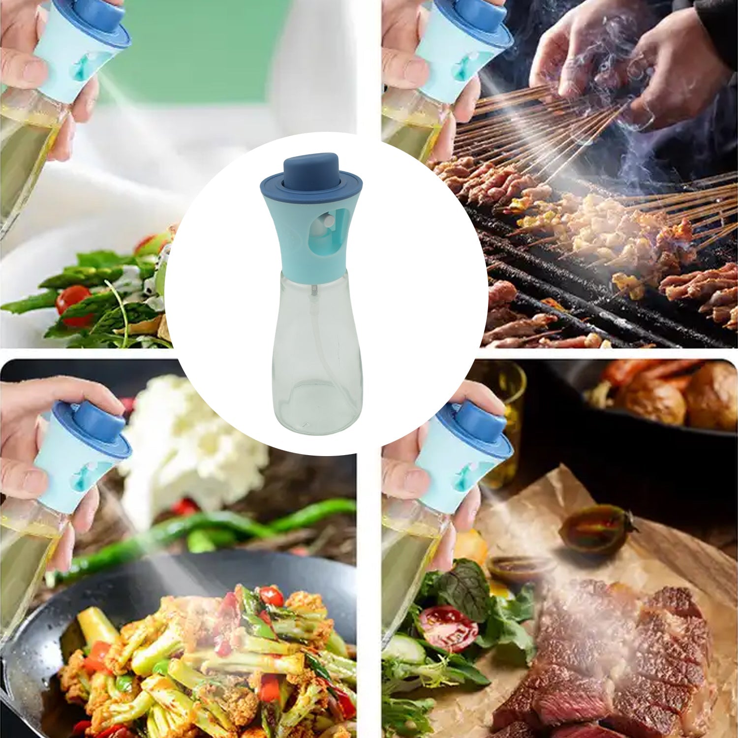 Oil Dispenser Bottle Oil And Vinegar Cruet Oil Sprayer Dispenser Olive Oil Dispenser 170 Ml Mist Oil Spray Bottle For Cooking With Plastic - DanishHub