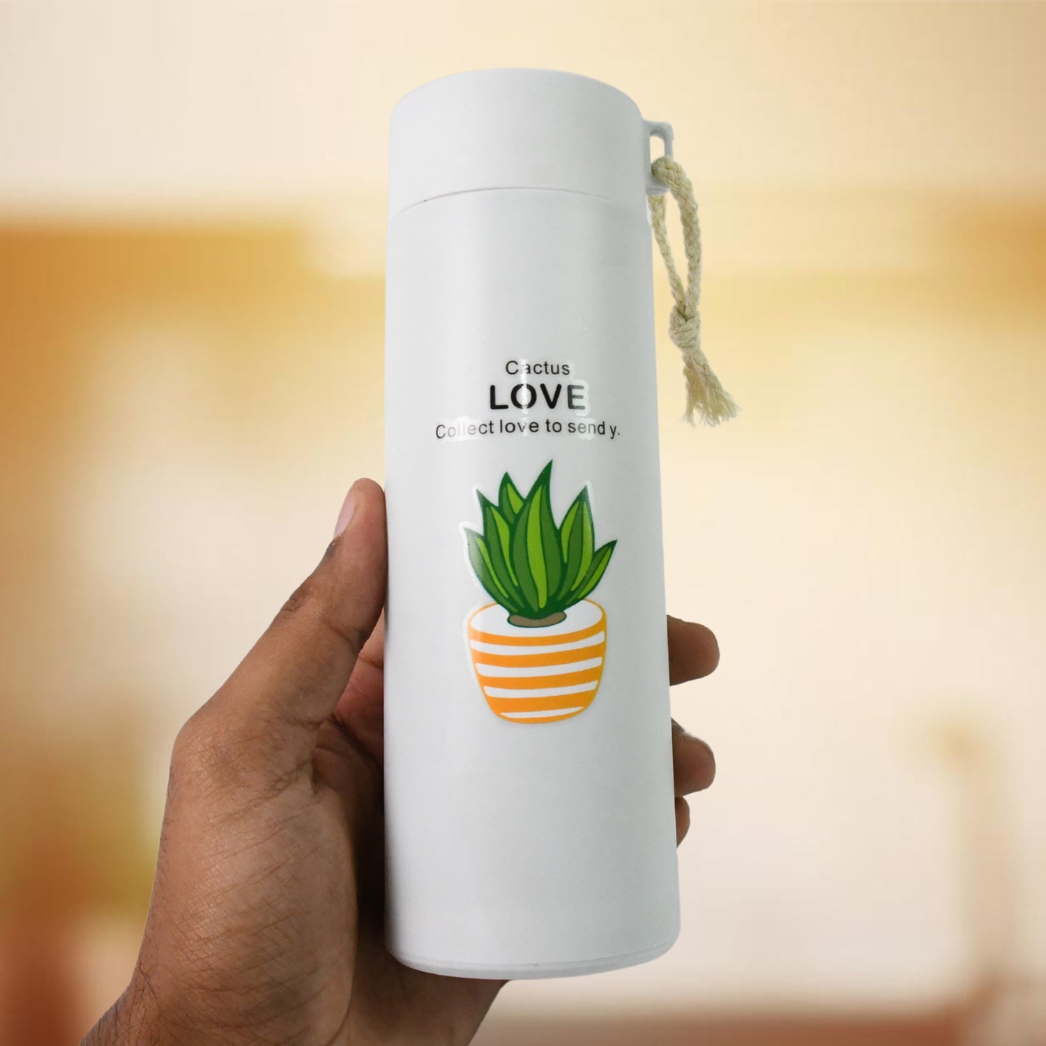 Outdoor Sport Glass Water Bottle Leakproof (450 Ml) - DanishHubFood & Beverages carrier