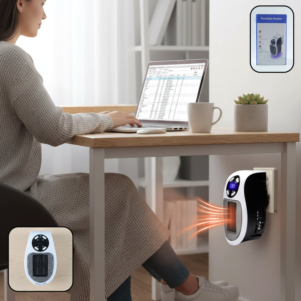 Portable Electric Plug-in Room Heater (1 Pc) - DanishHub