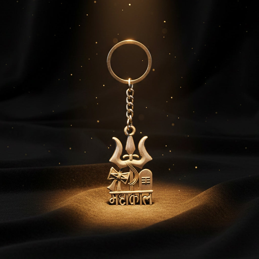 Premium Metal Mahakal Keychain (1 Pc) - DanishHub