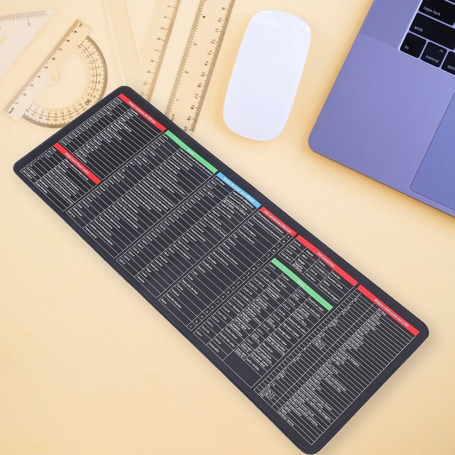 Shortcut Keyboard Mat Mouse Pad (8030 Cm) - DanishHub