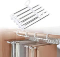 Stainless Steel Foldable Hangers for Clothes Hanging Multi-Layer Multi-Purpose - DanishHubClothes Hangers