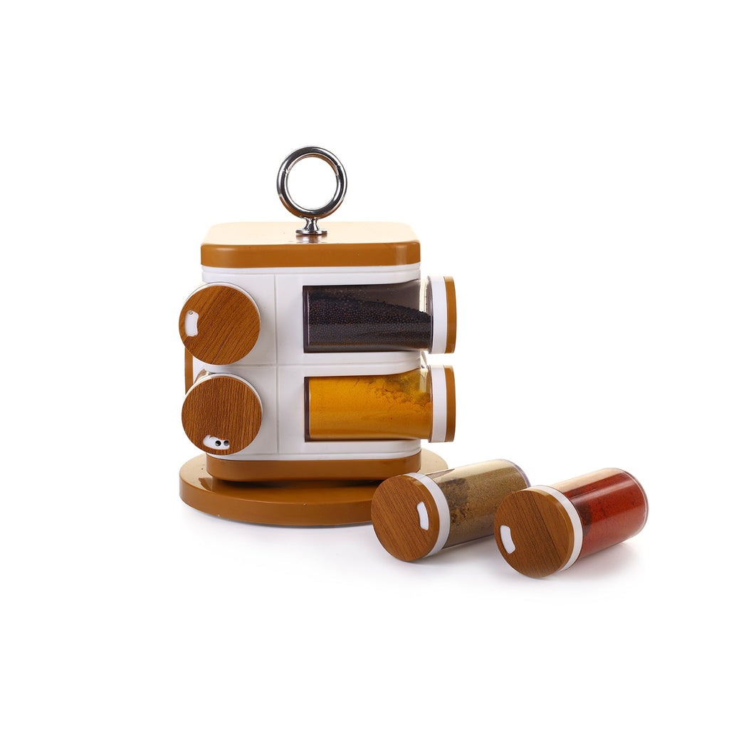 Store well Plastic Spice Rack - Set Of 8 - DanishHub