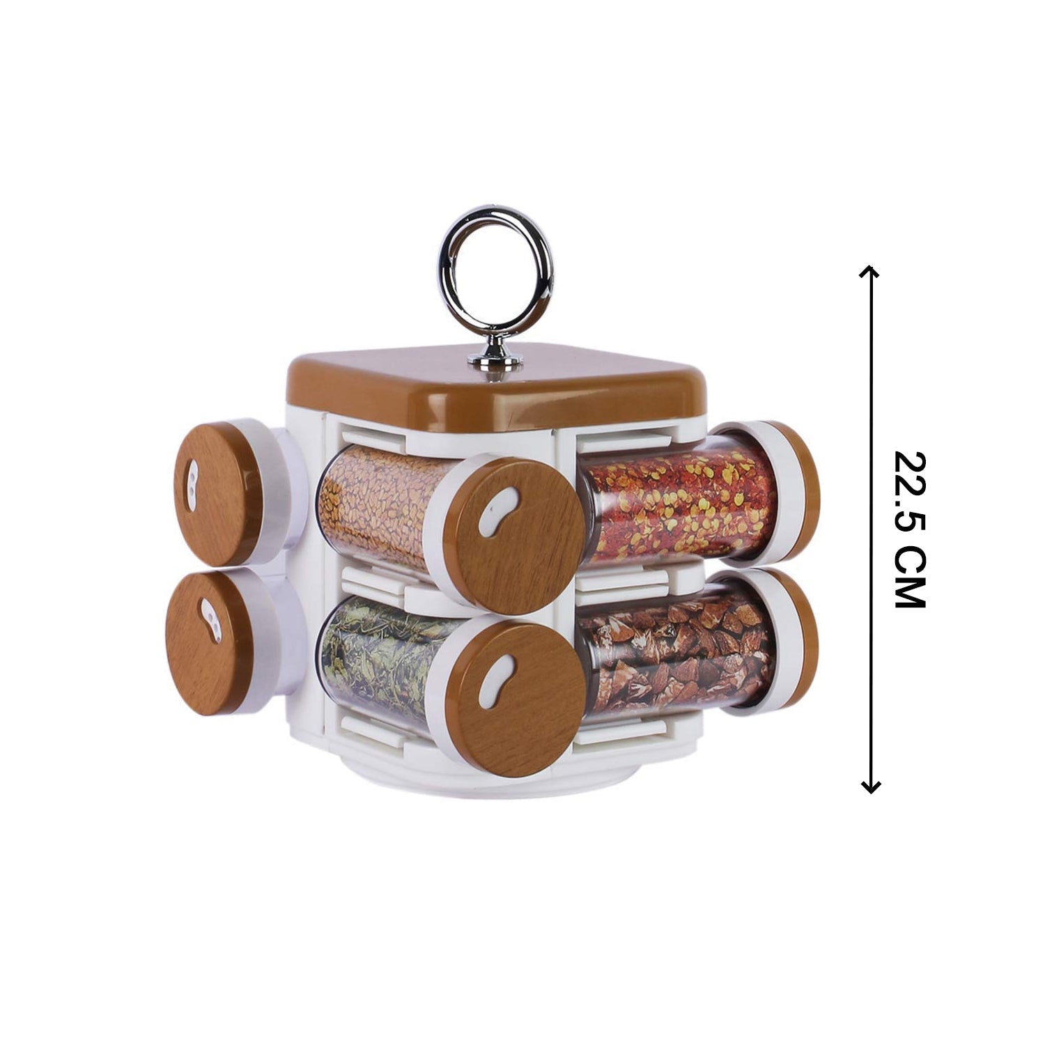 Store well Plastic Spice Rack - Set Of 8 - DanishHub