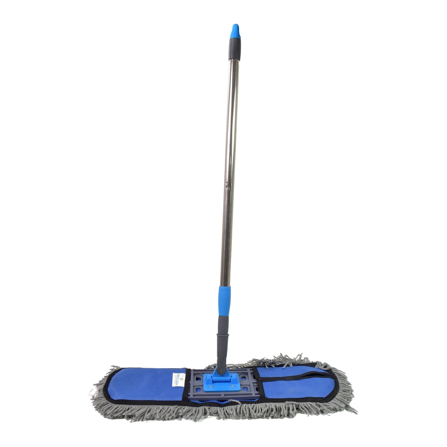 Wet And Dry Cotton Pad Floor Mop With Long Aluminium Handle (1 Pc Large) - DanishHub
